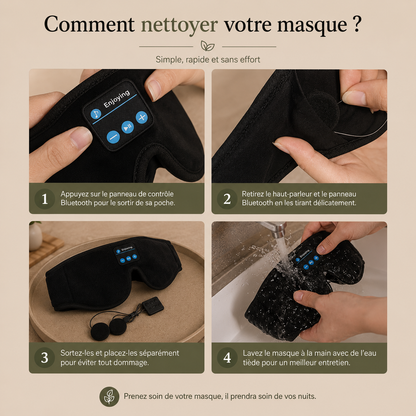 Masque de Sommeil Bluetooth - Restesia Essentials